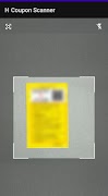 H Coupon Scanner الملصق