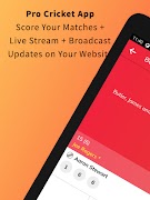 CrickPro - Cricket Scoring App скриншот 7