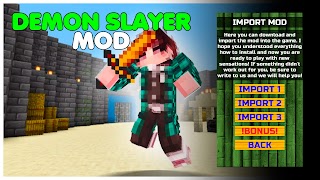 Mod Demon Slayer Addon MCPE ảnh chụp màn hình 3
