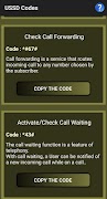 Secret Codes for Phones تصوير الشاشة 6
