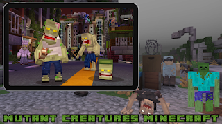 Mod Mutant Creatures Minecraft MCPE ภาพหน้าจอ 1