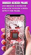 Broken Screen Prank Plakat