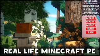 1 Schermata Real Life Mod for Minecraft