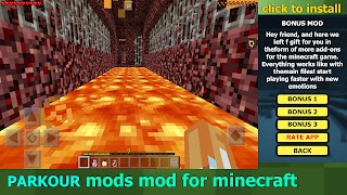 Parkour Mod For MCPE 海報