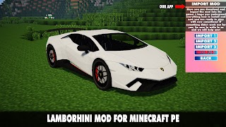 Lamborghini Mod for Minecraft पोस्टर