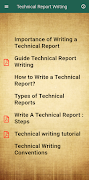 Technical Report Writing الملصق