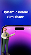 Dynamic Island Simulator पोस्टर