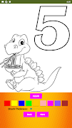 Dino & Dragon Numbers Coloring स्क्रीनशॉट 2