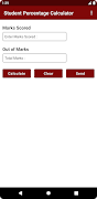 Student Percentage Calculator Affiche