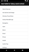 Guide for Galaxy Watch Active Affiche