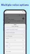Text Reader - speak text (TTS) اسکرین شاٹ 5