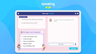 Speaking Hub الملصق