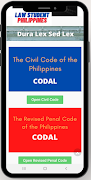 Philippine Law Codals poster