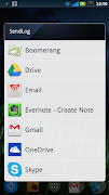 SendLog screenshot 1