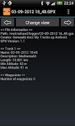 برنامه‌نما GPS Track Browser - Free عکس از صفحه