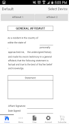 Affidavit Plakat