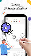 Animaker, stickman animation poster