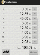 Total Amount capture d'écran 2