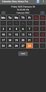 Calendar Diary Notes ภาพหน้าจอ 1