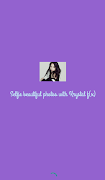 Selfie beautiful photos with Krystal f(x) الملصق