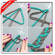 برنامه‌نما طناب بافندگی DIY - دستبند عکس از صفحه