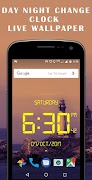 Day night changing clock lwp screenshot 3