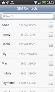 SIM Contacts 포스터