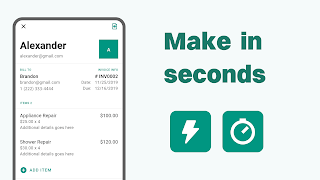 Invoice Maker & Template โปสเตอร์