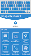 برنامه‌نما Image keyboard عکس از صفحه