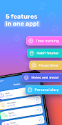 Worktime - time tracker, goals poster