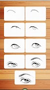 برنامه‌نما How to Draw Eyes Step by Step عکس از صفحه