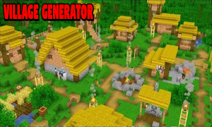 Village Generator for Minecraf poster