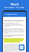 All Document Reader & Viewer اسکرین شاٹ 2
