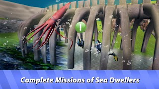 Ocean Squid Simulator - dive i اسکرین شاٹ 6
