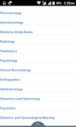 برنامه‌نما Medical Study Notes عکس از صفحه