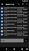System Log - activity & Notifi الملصق