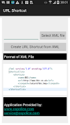 برنامه‌نما URL shortcut creator عکس از صفحه