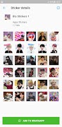 Bts Stickers تصوير الشاشة 5