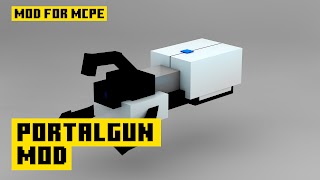 Portal Gun Mod Minecraft PE poster
