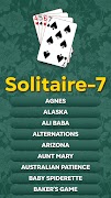 برنامه‌نما Solitaire-7 عکس از صفحه