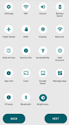 Mobile Setting App Screenshot 1