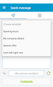 Quick message manager capture d'écran 1