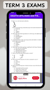 Grade 6 Arts,Music & PHE Exams скриншот 2