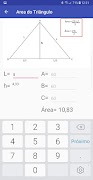 Area do Triangulo Screenshot 2