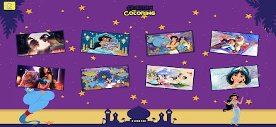 Coloriage d'Aladin capture d'écran 2