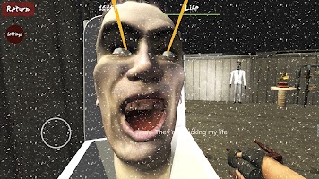 Nextbots in backrooms maze 3D screenshot 1