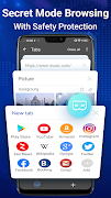 Pelayar Web - Cepat, Privasi syot layar 6