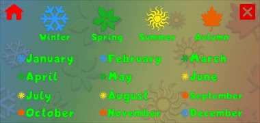 Learn: Months and Seasons 截圖 2