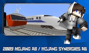 Real Train Mod for MCPE اسکرین شاٹ 1