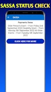 برنامه‌نما SASSA Status Check SRD R350 عکس از صفحه